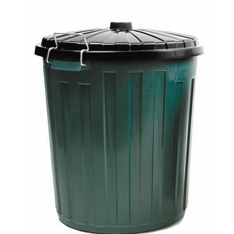 Garbage Bin Plastic With Lid 75L Teaco Industrial & Safety Supplies